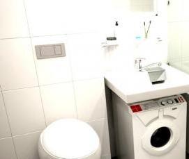 установка стиральной машинки под раковину - модель 1