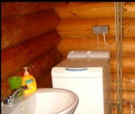 установка стульчака на унитаз - тип 4