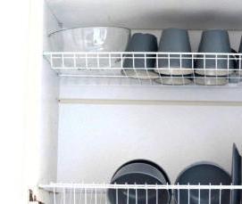 установка сушки для посуды в шкаф - модель 4