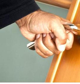 установка технической двери - модель 3