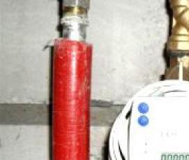 установка теплосчетчика в квартире - модель 3