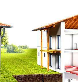 установка теплового насоса - тип 1