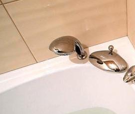 установка термостата на ванну - вариант 4