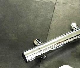 установка термостатического смесителя - вариант 3