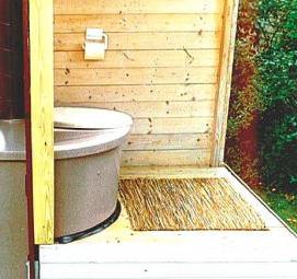 установка торфяного туалета - тип 3