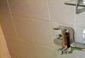 установка тропического душа в ванной - тип 3