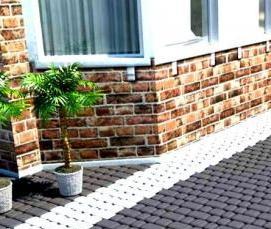 установка тротуарной плитки - вариант 4