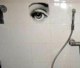 установка умывальника унитаза - вариант 1