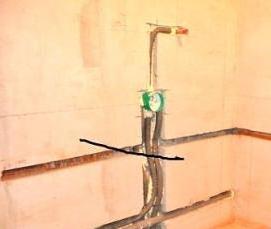 установка ванной в штробу - вариант 3