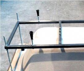 установка ванны без каркаса - модель 3