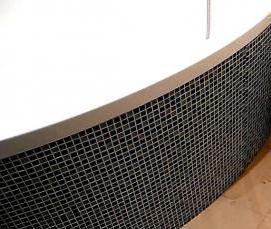 установка ванны под плитку - тип 1