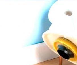 установка вертикального унитаза - тип 4