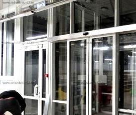 установка входной группы из алюминия - вариант 2