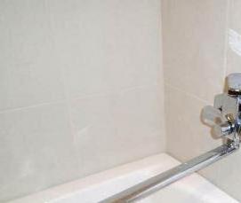 установка водорозеток для смесителя ванной - вариант 2