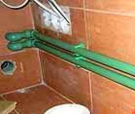 установка водорозеток раковины - модель 4