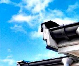 установка водосточной системы - модель 1