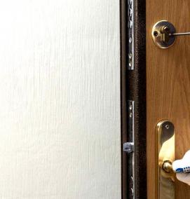 установка замков на входную дверь - тип 2