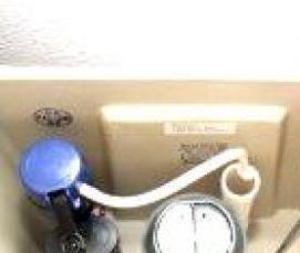 установка запорной арматуры унитаза - вариант 4