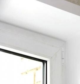 установка железных откосов на окна - вариант 3