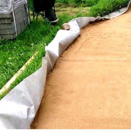 устройство дорожек из отсева - вариант 4