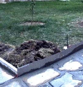 устройство дорожек из плитняка - тип 3