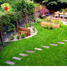 устройство дорожек на даче - модель 3