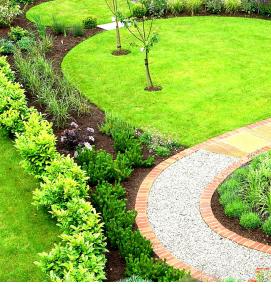 устройство дорожек на участке - вариант 3