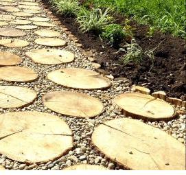 устройство дорожки из гравия - вариант 3