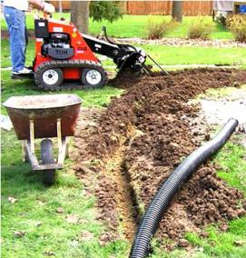 устройство дренажа - модель 4