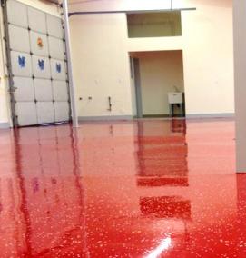 устройство эпоксидных наливных полов - вариант 2