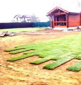 устройство газона - тип 3