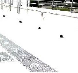 устройство ходовых дорожек на кровле - модель 1