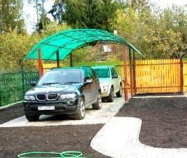 устройство площадки из тротуарной плитки - вариант 4