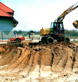 устройство пожарного водоема - вариант 1