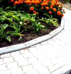 устройство тротуарной дорожки - тип 1