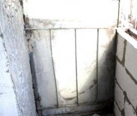 утепление балкона пеноблоками - вариант 4