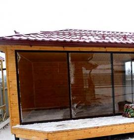 утепление беседки - модель 4