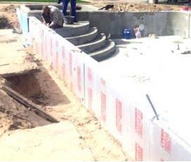 утепление бетонного бассейна - модель 3