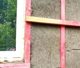 утепление брусовых стен - модель 1