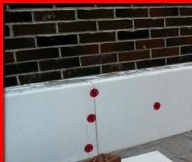 утепление цоколя пенопластом - модель 2