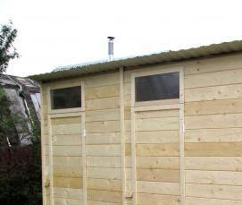 утепление дачного душа - тип 1