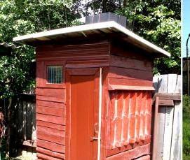 утепление дачного душа - тип 4