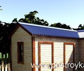 утепление дачного душа - тип 2