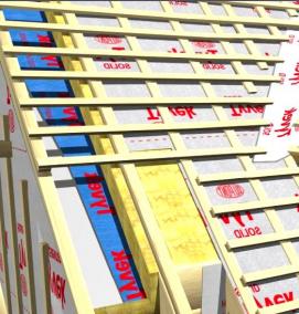 утепление дачной мансарды - тип 3