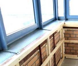 утепление деревянного балкона - вариант 1