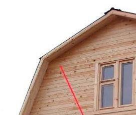 утепление деревянного фронтона - модель 3