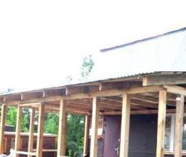 утепление деревянной пристройки - тип 4