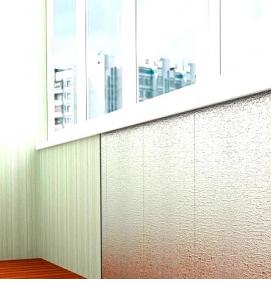 утепление фасадных балконов - вариант 1