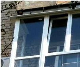 утепление французского окна - модель 3