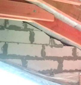 утепление фронтона - модель 3